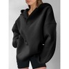 Clearlove Women's Casual Hoodies Long Sleeve Lightweight Pullover Tops Loose Sweatshirt - 2 of 4