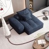 Modern Oversized Modular Sectional Sofa, Sofa with Sparkling Chenille Tufted Foam Pillows, DIY Combination Design Sofa-Baofuwish - 3 of 4