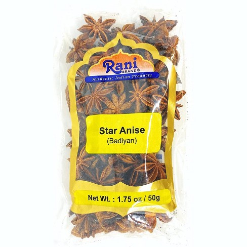 Star Anise Seeds (badian Khatai) - 1.75oz (50g) - Rani Brand Authentic ...