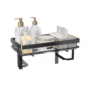 Over The Toilet Storage, 1-Tier Bathroom Organizers and Storage, Over Toilet Bathroom Organizer, No Drilling Storage Shelf - 1 of 4