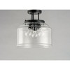 Maxim Lighting Acadia 3 - Light Semi-Flush Mount in  Black - 3 of 4