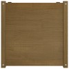 vidaXL Solid Pine Wood Garden Planter - Square Shape, Honey Brown, Suitable for Outdoor Use, Easy Assembly, 23.6" Dimensions - 4 of 4