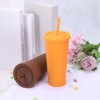 Unique Bargains Insulated Double Wall Acrylic Straw Tumbler - 4 of 4