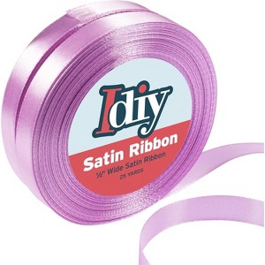iDIY Satin Ribbon (1/2", 50 Yards) No wire, Arts & Crafts, Gift Wrapping, Baskets, Sewing Projects, Party Decor, Hair Bows & Baby Showers - Lilac - 1 of 4
