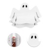 Unique Bargains Halloween Funny Style Hair Clips 2.95" Length Black White 1 Pc - 3 of 3