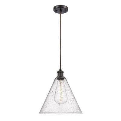 Berkshire - 1 Light Cord Hung Mini Pendant In Industrial Style-14.75 Inches Tall and 12 Inches Wide