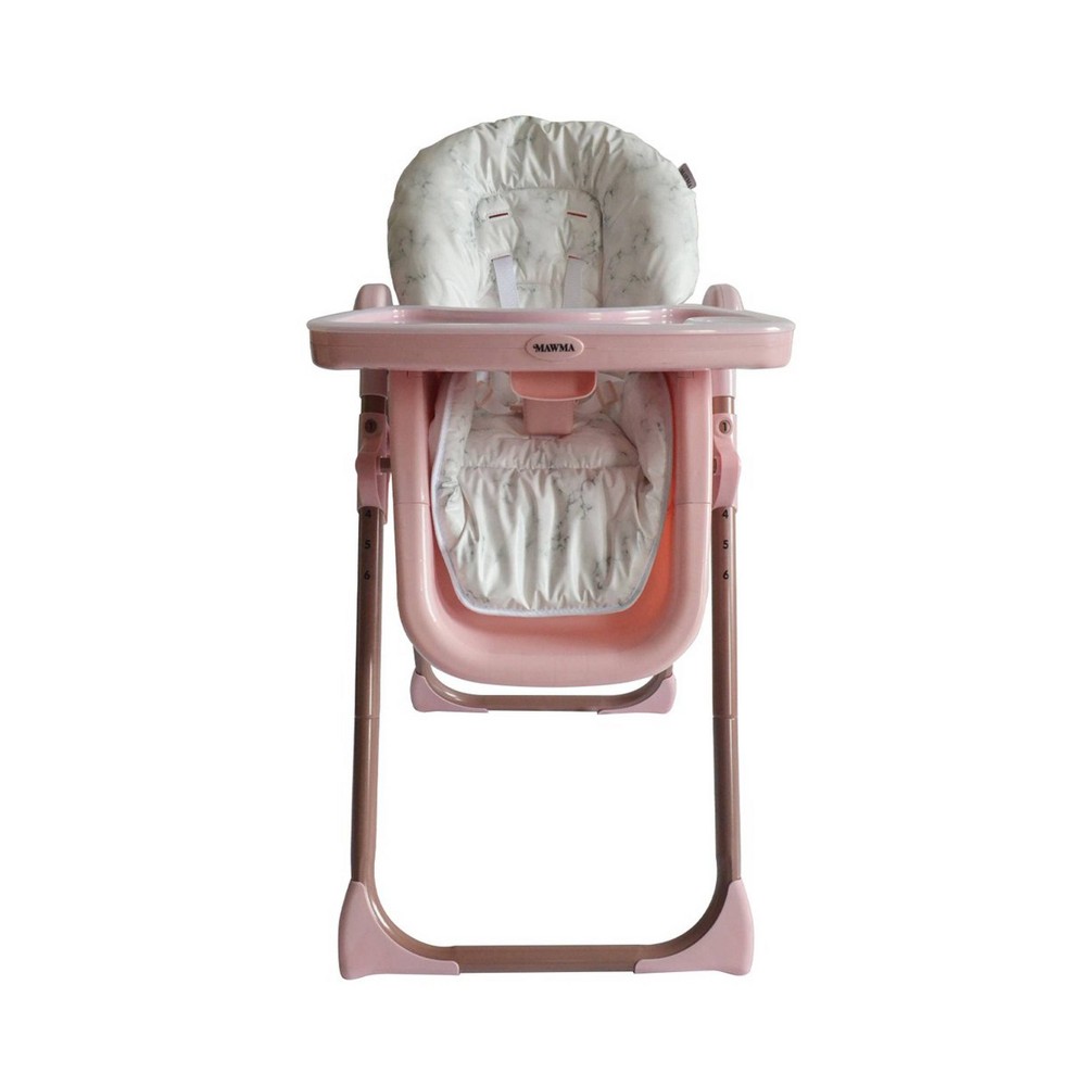Your Babiie Mawma By Snooki Fitzrovia High Chair Rose Gold/marble