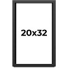 PosterPalooza | Flat Black Picture Frame - UV Acrylic, Foam Board Backing, Hanging Hardware - 2 of 4