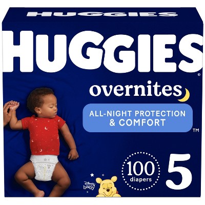 Huggies Disposable Overnight Diapers - Size 5 - 100ct