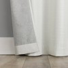 2pc Sun Zero Wylder Texture Thermal Blackout Grommet Curtain Panel Pair - 4 of 4