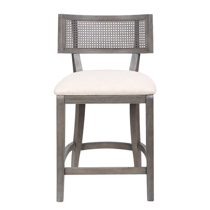 Roben Woven Cane Back Counter Height Barstools - HOMES: Inside + Out, 6 of 10