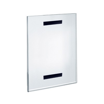 Clear Acrylic Magnetic Portrait Sign Holder Frames 11" x 14" - Set of 2