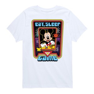 Boys' - Disney - Eat, Sleep, Game Short Sleeve Graphic T-Shirt - 1 of 4