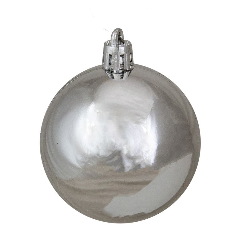 Northlight 12ct Red and Silver Shatterproof Shiny and Matte Christmas Ball Ornaments 2.25" (60mm), 5 of 7