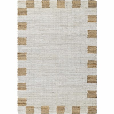 Hauteloom Yuval Dotted Bordered Jute Carpet