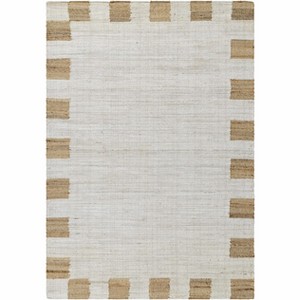Hauteloom Yuval Dotted Bordered Jute Carpet - 1 of 4
