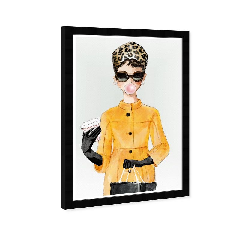 13&#34; x 19&#34; Charade Coat Fashion and Glam Framed Wall Art Yellow - Wynwood Studio, 3 of 6