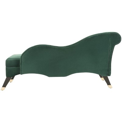 Emerald Green Velvet 63'' Transitional Stationary Sofa