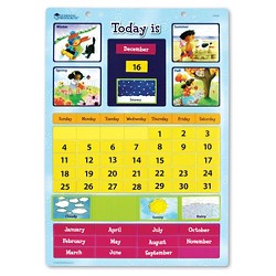 Learning Resources Calendar and Weather Pocket Chart 1 for sale online 