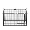 Racxily Heavy Duty Metal Playpen with Door, 31.7"H Dog Fence Pet Exercise Pen for Outdoor, Indoor - 3 of 4