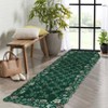 Coolmee Area Rugs Floral Washable Rugs for Bedroom with Non Slip Backing Vintage Low Pile for Bedroom Living Room Farmhouse - 2 of 4
