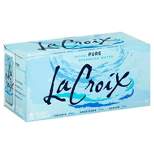 LaCroix Sparkling Water Pure - 8pk/12 fl oz Cans