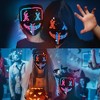 Mask, Halloween LED Mask, 2 Pcs, for Festival Cosplay,  Halloween Costume, Masquerade Parties - 2 of 4
