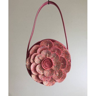 Toddler Girls' Glitter Flower Handbag - Cat & Jack™ Pink