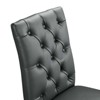 Modway Duchess Button Tufted Vegan Leather Dining Chair - 2 of 4