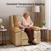 Power Lift Recliner Chair - Heat and Massage, Faux PU Electric Lift Recliner for Elderly & Mobility Impaired, Adjustable Back and Legs - 3 of 4