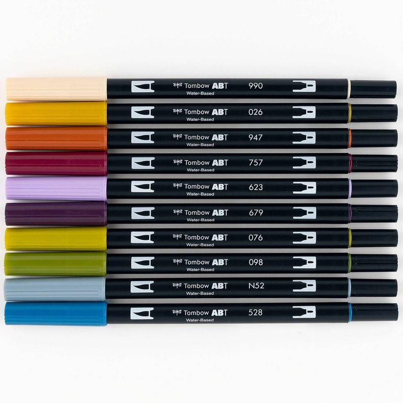 Tombow 10ct Dual Brush Pen Art Markers - Muted, 3 of 15