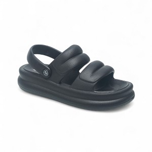 Aéropostale Women’s Double-Band EVA Platform Sandals with Slingback — Lightweight Cushioned Cloud Slides for Beach, Pool & Everyday - 1 of 4