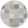 Beige And Gray Geometric Washable Indoor Outdoor Area Rug - 4 of 4