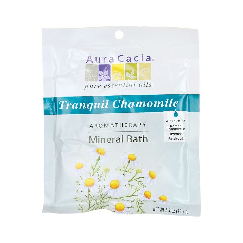 Aura Cacia Tranquil Chamomile Aromatherapy Mineral Bath 2.5oz Package, 1 of 2