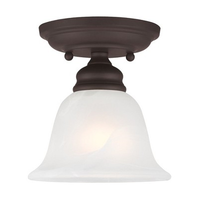 Livex Lighting Essex 1 - Light Flush Mount in  Bronze