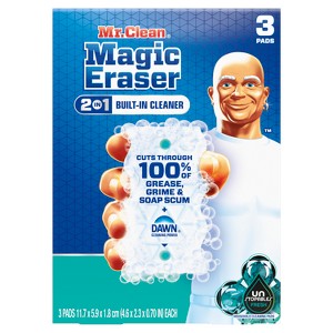 Mr. Clean Fresh Magic Eraser 2-in-1 Built-In Cleaner Unstopables - 1 of 4