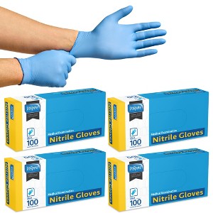 Inspire Nitrile Exam Gloves | THE ORIGINAL Quality Stretch Nitrile | 4.5 Gloves Disposable Latex Free Medical EMT - 1 of 4