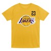 NBA Los Angeles Lakers Boys' LeBron James Performance T-Shirt - 2 of 3
