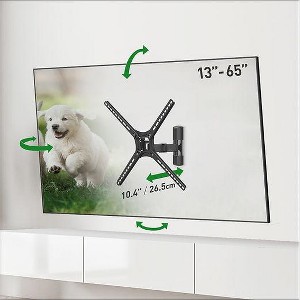 Barkan 13" - 65" TV Wall Mount, Full Motion - Extension, Swivel & Tilt - 1 of 4