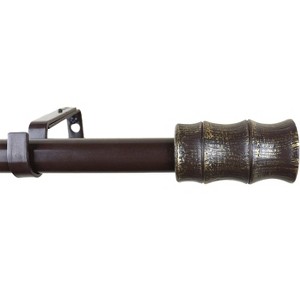 Urbanest 1-inch Diameter Bamboo Adjustable Single Drapery Curtain Rod - 1 of 4