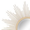 23" Metal Sunburst Wall Mirror Gold - Stonebriar Collection - image 4 of 4