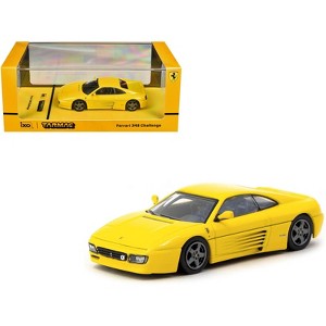 Ferrari 348 Challenge Yellow "Road64" Series 1/64 Diecast Model Car by Tarmac Works - 1 of 4