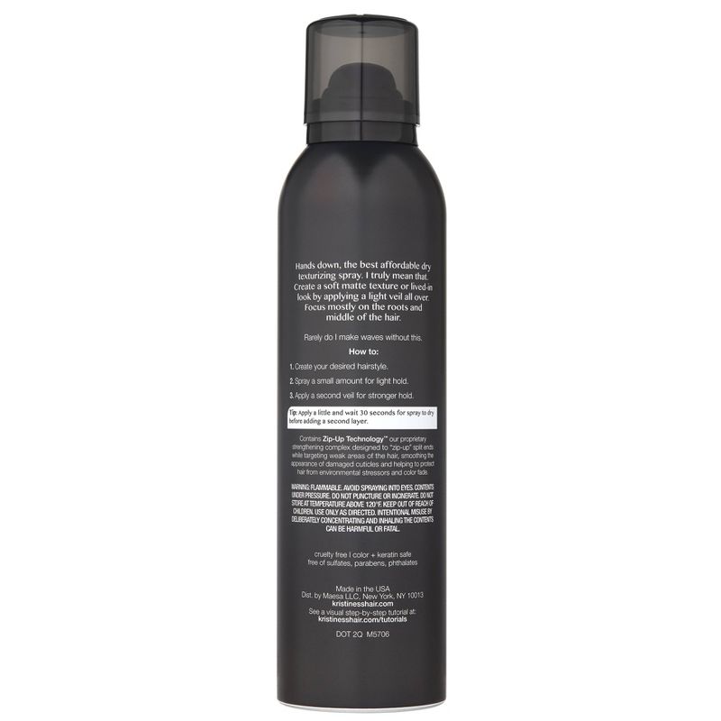 Kristin Ess Dry Finish Working Texture Hair Spray for Volume + Texture, Light Hold - 6.9 oz, 2 of 11