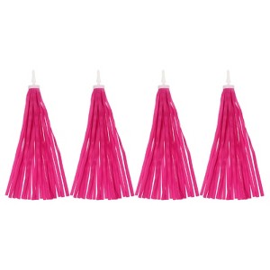 Unique Bargains Handlebar Tassel Ribbon Decorations Scooter Bike Streamers 4 Pcs - 1 of 4