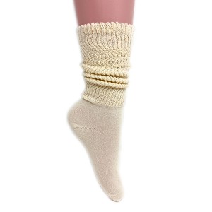 Women's Cotton Lightweight Slouch Socks Extra Thin 1 Pair Soft and Breathable - 1 of 1