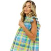 Women's Check Plaid Top - BiBi - 3 of 3