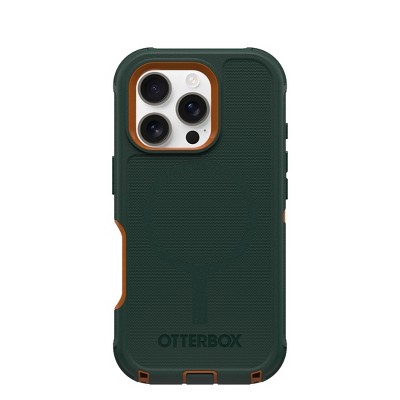 Custodia OtterBox Defender Series Senza Vetro Per IPhone 13, Verde Cacciatore, Protezione Antirutto E Clip Da Cintura Inclusa