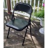 Peakform Vinyl Padded Chair Black - 3 of 4