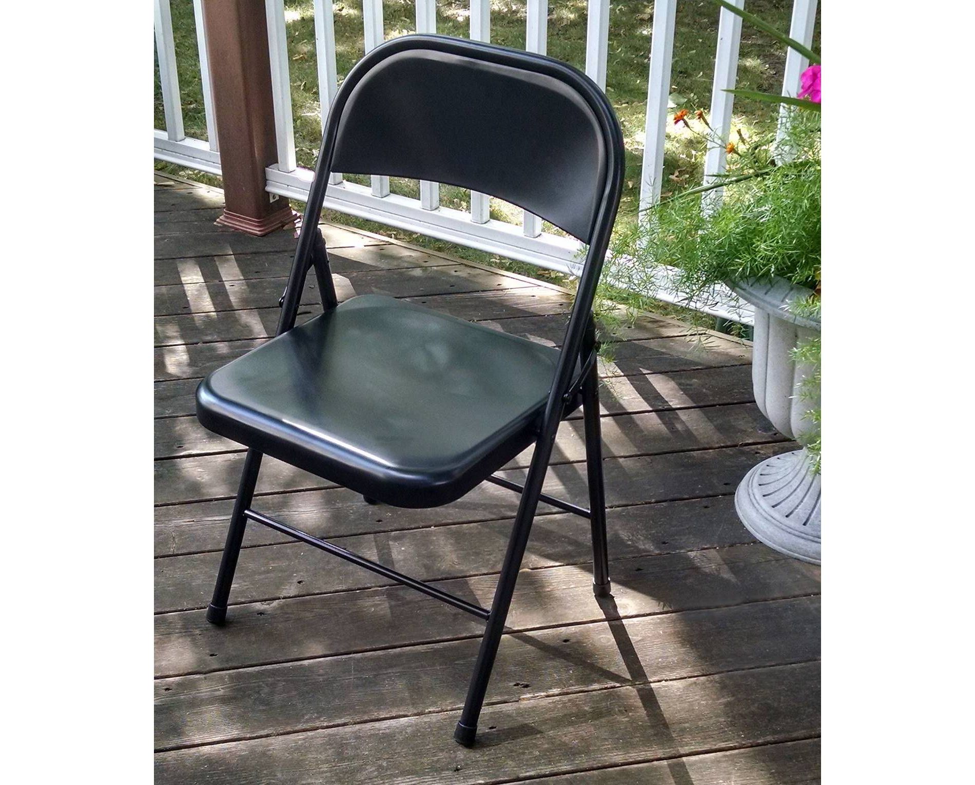 Peakform Vinyl Padded Chair Black