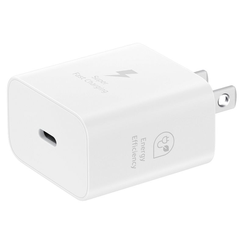Samsung 25W Super Fast USB-C Wall Charger - White, 1 of 6